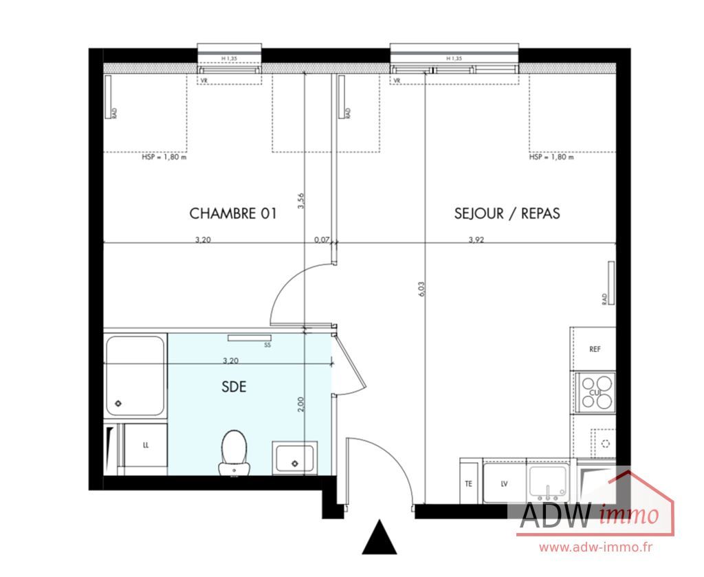 appartement 2 pièces en vente sur BOIS LE ROI (77590)