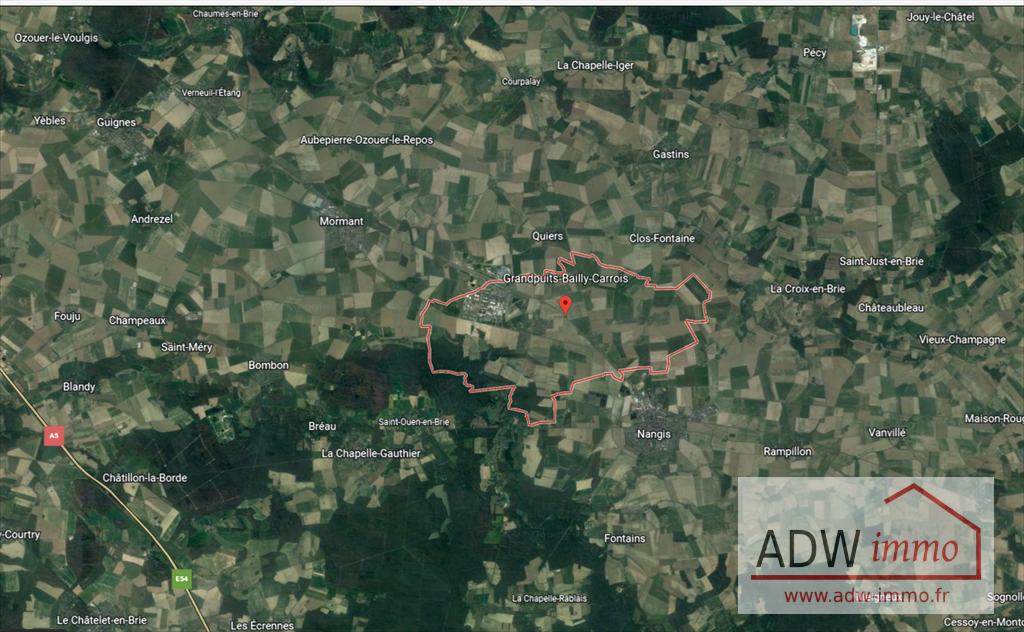 terrain en vente sur GRANDPUITS BAILLY CARROIS (77720)
