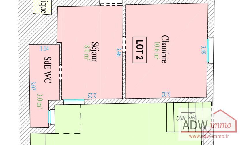 appartement 2 pièces en vente sur ALFORTVILLE (94140)