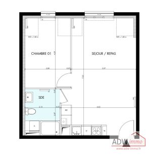 appartement 2 pièces en vente sur BOIS LE ROI (77590)