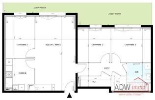 appartement 2 pièces en vente sur BOIS LE ROI (77590)